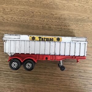 Lesney Matchbox Super Kings - Diecast Tipper Trailer Tarmac K-115 (1973) Vintage